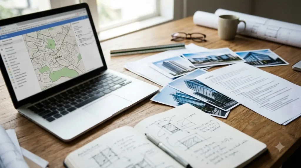 Shortlisting from a list of architectural firms in Kenya sorted by project type